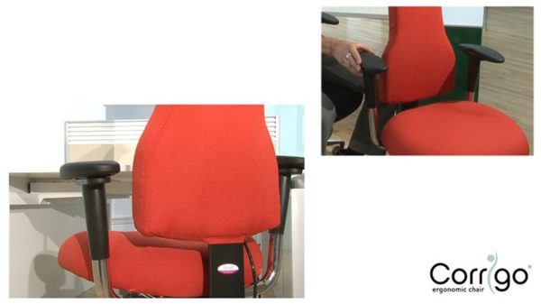 Product video production. A Corrigo orange chairs