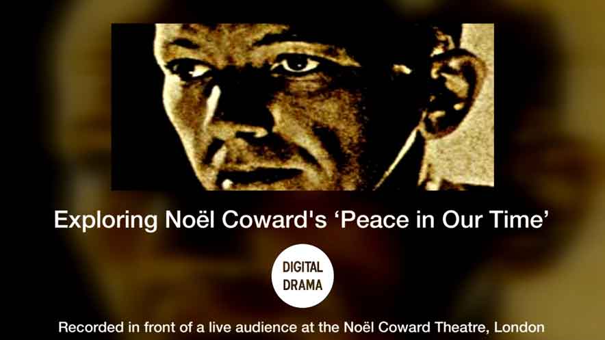 Panel debate videographer. Thumbnail image is a sepia toned photograph of Noel Coward