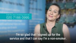 Editing subtitles illustrating the process of editing subtitles by showing a mid shot of an interviewee looking towards camera with a blurred background , text block with white subtitles