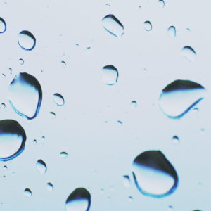 Rain-on-glass-close-up