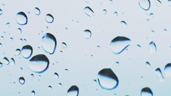 Rain-on-glass-close-up